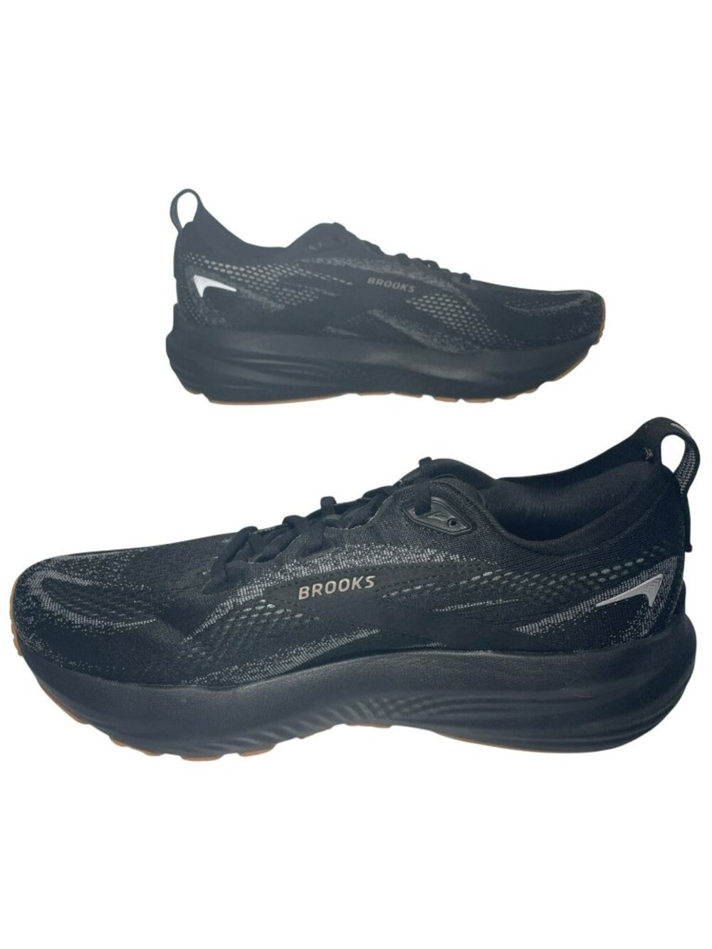 Brooks Glycerin 22 Running Shoes Black/Primer Gray/Biscuit Men's Size 11 NWB - Picture 2 of 11